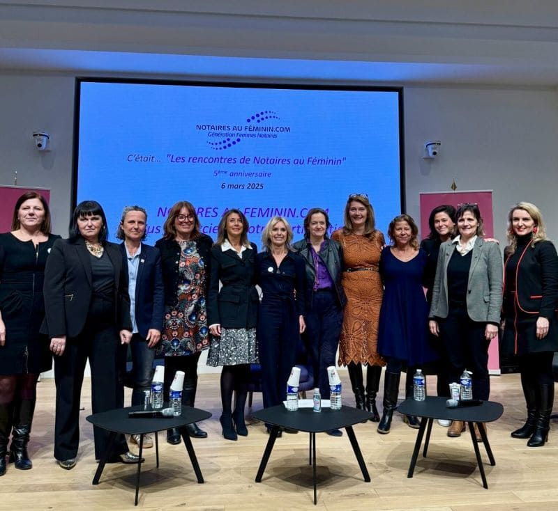 Notaires au Féminin .com au conseil supérieur du notariat pour son événement annuel
